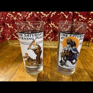 Saturday Evening Post glasses